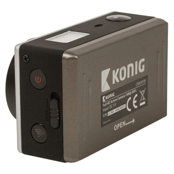 Konig Konig Full HD Caméra Action 1080p Wi-Fi Argent CSACW100 